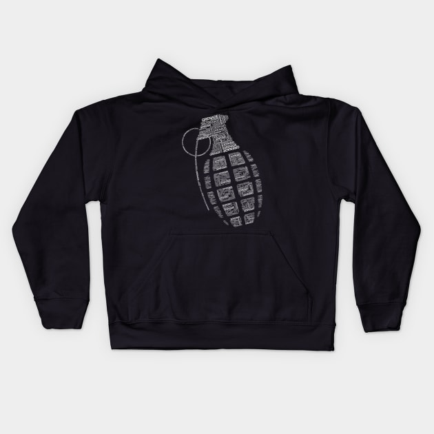 Grenade Kids Hoodie by martinz